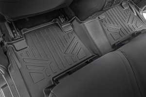 Toyota 4Runner Floor Mats - Front and Rear - Rough Country - Heavy Duty Floor Mats - '13-'23